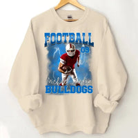 Customised Football Theme Clothes - Personalised Photo Sweatshirt - Gifts for Football Fans,Players - Joliny