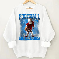 Customised Football Theme Clothes - Personalised Photo Sweatshirt - Gifts for Football Fans,Players - Joliny