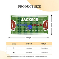 Custom Football Themed Banners - Personalized Football Banner - Gift For The Player,Sports Enthusiasts - Joliny