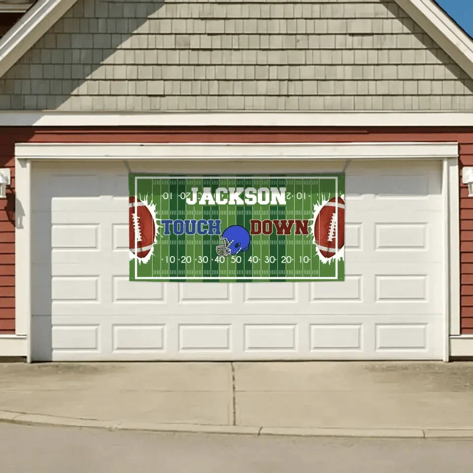 Custom Football Themed Banners - Personalized Football Banner - Gift For The Player,Sports Enthusiasts - Joliny