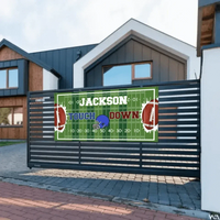 Custom Football Themed Banners - Personalized Football Banner - Gift For The Player,Sports Enthusiasts - Joliny