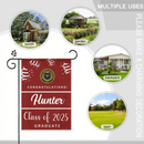 Custom Graduation School Logo Flag, College Class of 2025 Grad Flag - Joliny