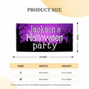 Custom Halloween Decoration Banner - Personalized Party Banner - Gift For Family,Friend,Party Lovers - Joliny