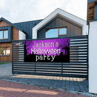 Custom Halloween Decoration Banner - Personalized Party Banner - Gift For Family,Friend,Party Lovers - Joliny