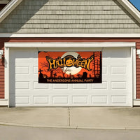 Custom Halloween Decoration Banner - Personalized Pumpkin Banner - Gift For Family,Friend,Children - Joliny