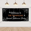 Custom Halloween Decoration Banner - Personalized Spider web Banner - Gift For Marvel Lovers,Party Lovers,Children - Joliny