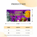 Custom Halloween Party Decoration Banner - Personalized Purple Horror Banner - Halloween Party Supplies - Joliny