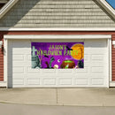 Custom Halloween Party Decoration Banner - Personalized Purple Horror Banner - Halloween Party Supplies - Joliny