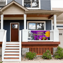 Custom Halloween Party Decoration Banner - Personalized Purple Horror Banner - Halloween Party Supplies - Joliny