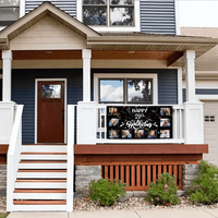 Custom Happy Birthday Banner, 9 Photos Birthday Banner - Joliny