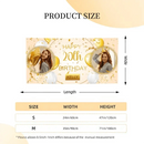 Custom Happy Birthday Banner Personalized Banners and Signs with Photo Name for Women Men Kids Party Decorations - Joliny