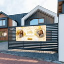 Custom Happy Birthday Banner Personalized Banners and Signs with Photo Name for Women Men Kids Party Decorations - Joliny