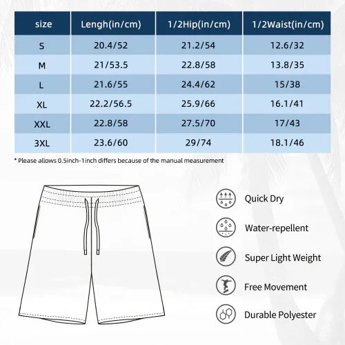 Custom Human Photo Summer Tropical Beach Short For Men - Joliny
