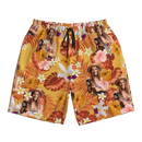 Custom Human Photo Summer Tropical Beach Short For Men - Joliny