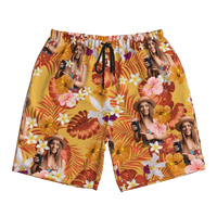 Custom Human Photo Summer Tropical Beach Short For Men - Joliny