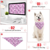 Custom Name Pet Scarf, Gift for Small Medium Large Dogs Cats Baby Puppy Pets Accessories - Joliny