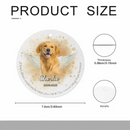 Custom Pet Photo Personalized Memorial Christmas Ornament for Pet Owners - If Love Alone Could Have Kept You Here You Would Have Lived Forever - Joliny