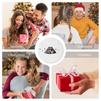 Custom Photo Baby Bump To Daddy, Mommy - Christmas Gift For New Parents - Personalized Circle Acrylic Ornament - Joliny