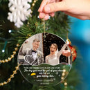 Custom Photo Crystal Ornament For Newly Wedded Couple - There Are Two Big Days In Any Love Story - Joliny