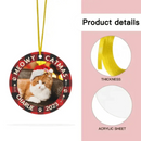 Custom Photo First Christmas - Dog & Cat & Baby Personalized Custom Acrylic Ornament - Christmas Gift For Family - Joliny