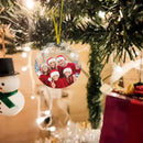Custom Photo Inserted Family Christmas Personalized Acrylic Ornament - Joliny