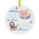 Custom Photo Memorial Ornament - Sympathy Gift For Family Members - It's Filled With All The Love - Joliny