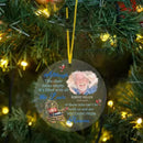 Custom Photo Memorial Ornament - Sympathy Gift For Family Members - It's Filled With All The Love - Joliny