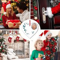 Custom Photo Memorial Personalized Ornament - Acrylic Heart Shaped - Christmas Gift, Sympathy Gift - Joliny