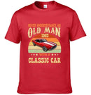 Custom Photo Never Underestimate An Old Man With A Classic Car Shirt - Joliny