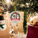 Custom Photo Pawsitively Excited For The First Christmas - Dog & Cat Personalized Custom Ornament - Joliny