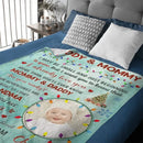 Custom Photo Personalized Baby Blanket - Dear Mommy And Daddy Family - Joliny