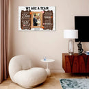 Custom Photo Personalized Canvas Wall Art For Couples - Whatever You Lack I Got You - Joliny