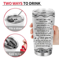 Custom Photo Personalized Couple Tumbler - Anniversary Gift Idea For Couple - Joliny
