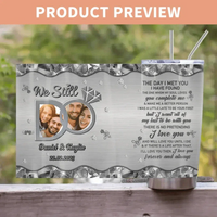 Custom Photo Personalized Couple Tumbler - Anniversary Gift Idea For Couple - Joliny