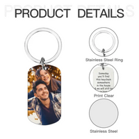Custom Photo Personalized Keychain - We Will Still Be In Love - Joliny