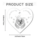 Custom Photo Personalized Memorial Heart Acrylic Ornament For Pet Lovers - Joliny