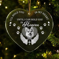 Custom Photo Personalized Memorial Heart Acrylic Ornament For Pet Lovers - Joliny