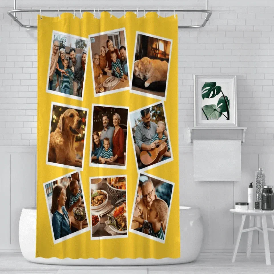 Custom Photo Shower Curtains Personalized Gifts for Your Family - Joliny