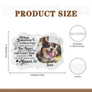Custom Photo When Tomorrow Starts Without Me - Personalized Christmas Memorial Ornament For Pet Lovers - Joliny