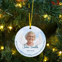 Custom Photo You'll Always Be My Missing Piece - Memorial Personalized Jewelry - Acrylic Round - Joliny