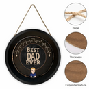 Custom Wooden Door Sign - Personalized Family Figures and Names Wooden Door Plaque - A Gift For Family,Dad,Mom - Joliny