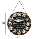 It's Fish Oclock Somewhere - Personalized Fishing Wooden Door Sign - A Gift for the Fishing Enthusiast! - Joliny