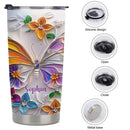 Customised Butterfly Themed Mugs - Personalised Name Gorgeous Butterfly Print Decorative Mugs - A Gift For Family,Friend,Sister,BFF,Butterfly Lovers - Joliny