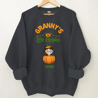 Customised Halloween Pumpkins - Personalised character and name pumpkin Sweatshirt - A Halloween Gift for Family - Joliny