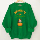 Customised Halloween Pumpkins - Personalised character and name pumpkin Sweatshirt - A Halloween Gift for Family - Joliny