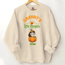 Customised Halloween Pumpkins - Personalised character and name pumpkin Sweatshirt - A Halloween Gift for Family - Joliny