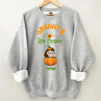 Customised Halloween Pumpkins - Personalised character and name pumpkin Sweatshirt - A Halloween Gift for Family - Joliny