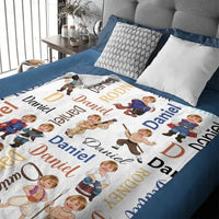 Customised Princess and Prince Blankets - Personalised Name and Photo Children's Blankets - A Gift For Children,Boy,Girl,Grandchildren - Joliny