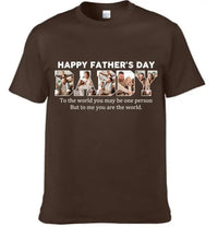 Customize DADDY Photo T-shirt, Happy Father’s Day - Joliny