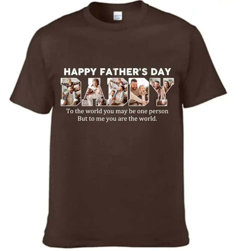 Customize DADDY Photo T-shirt, Happy Father’s Day - Joliny